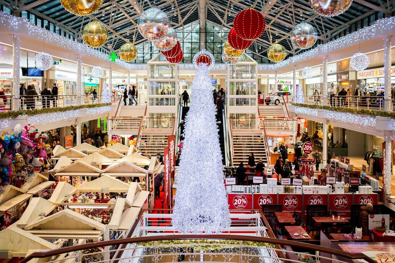 shopping mall, christmas, christmas tree, lights, ball, decorations, ornaments, bazaar, brown shopping, brown shop, shopping mall, shopping mall, shopping mall, shopping mall, shopping mall, bazaar